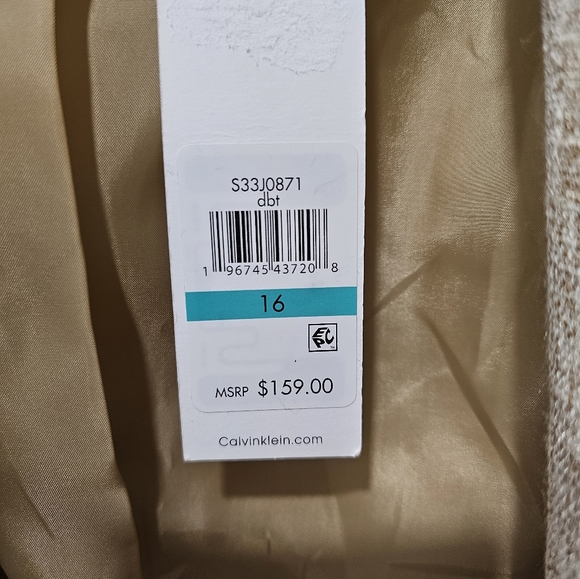 Calvin Klein Blazer Dressy Jacket Size 14 NWT - Picture 11 of 12